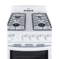 Summit Appliance 24" White Finish Freestanding Gas Range