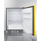 Summit Appliance 24" Yellow/Black Finish All-Refrigerator