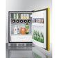 Summit Appliance 24" Yellow/Black Finish All-Refrigerator