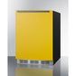 Summit Appliance 24" Yellow/Black Finish All-Refrigerator - ADA Compliant