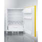 Summit Appliance 24" Yellow/White Finish All-Refrigerator - ADA Compliant