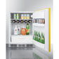 Summit Appliance 24" Yellow/White Finish All-Refrigerator - ADA Compliant