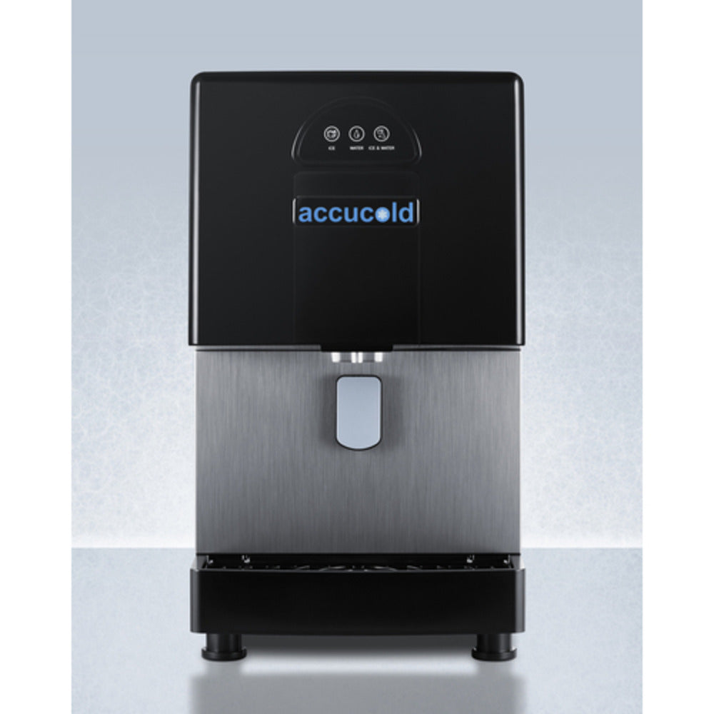 Summit Appliance 25" Black/Stainless Steel Finish Ice and Water Dispenser
