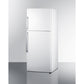Summit Appliance 28" White Finish Top Mount Refrigerator-Freezer