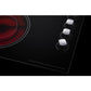 Summit Appliance 30" 208-240V Black Glass Finish 4-Burner Radiant Cooktop