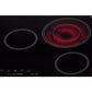 Summit Appliance 30" 208-240V Black Glass Finish 5-Burner Radiant Cooktop with Digital Touch Control