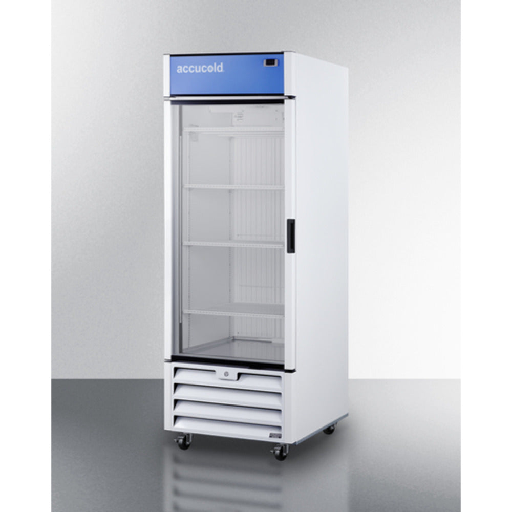 Summit Appliance 30" 21 cu.ft. White Finish Upright All-Freezer with Left Door Handle