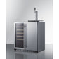 Summit Appliance 30" 6 cu.ft. Stainless Steel Built-In Wine Cellar and Kegerator Combo