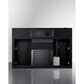 Summit Appliance 30" Black Finish Under Cabinet Convertible Range Hood