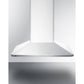 Summit Appliance 30" Stainless Steel Wall-Mounted Range Hood with Touch Control