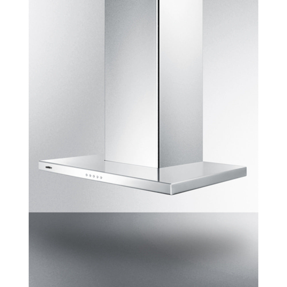 Summit Appliance 30" Stainless Steel Wall-Mounted Rectangular T-shape Range Hood