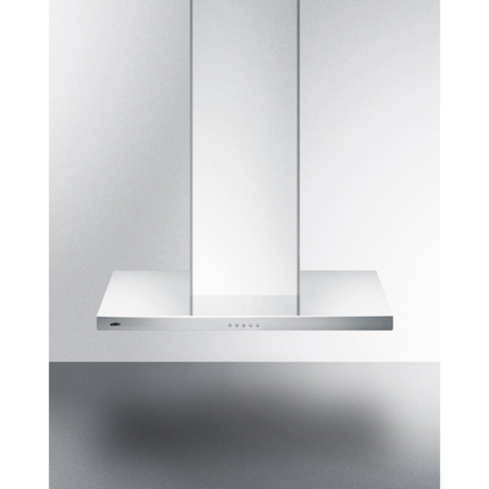 Summit Appliance 30" Stainless Steel Wall-Mounted Rectangular T-shape Range Hood