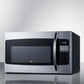 Summit Appliance 30" Stainless Steel/Black Finish Over-the-Range Microwave