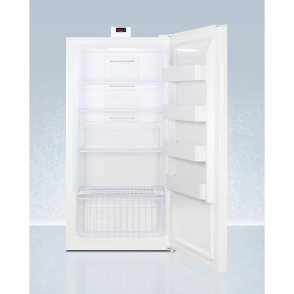 Summit Appliance 33" 17 cu.ft. White Finish Upright All-Freezer