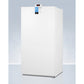 Summit Appliance 33" 21 cu.ft. White Finish Upright All-Freezer with Icemaker