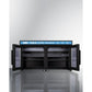 Summit Appliance 36" 3 cu.ft. Black Finish Back Bar Beverage Center with Locks - Shallow Depth