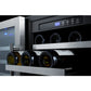Summit Appliance 36" Black Finish Built-In Two Door Wine Cellar - ADA Compliant