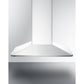 Summit Appliance 36" Stainless Steel Wall-Mounted Range Hood with Touch Control