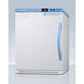 Summit Appliance 4 cu.ft. White Finish Vaccine Freezer with Left Door Handle