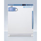 Summit Appliance 4 cu.ft. White Finish Vaccine Freezer with NIST Calibrated Data Logger - Left Door Handle