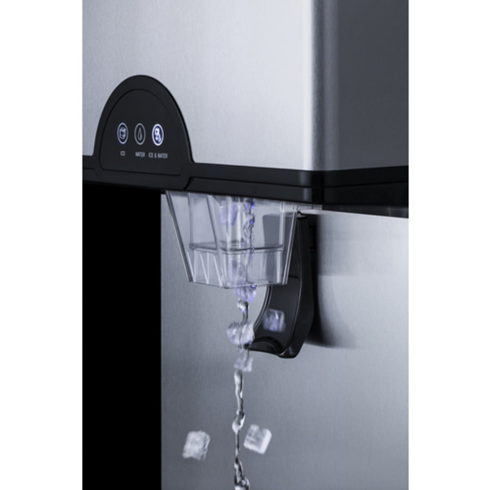 Summit Appliance 43" Stainless Steel Ice and Water Dispenser