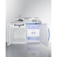 Summit Appliance 48" White Finish All-In-One Wellness Room Kitchenette with Locker