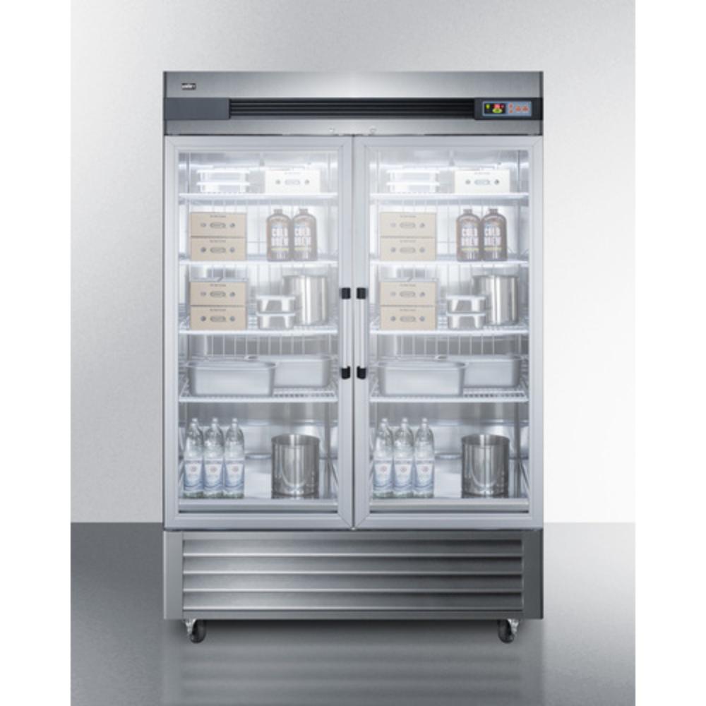 Summit Appliance 49 cu.ft. Stainless Steel Reach-In Refrigerator
