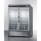 Summit Appliance 49 cu.ft. Stainless Steel Reach-In Refrigerator