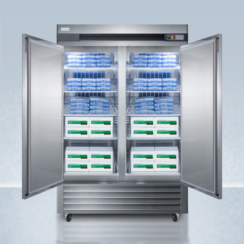 Summit Appliance 49 cu.ft. Stainless Steel Upright Pharmacy Freezer