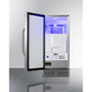 Summit Appliance 50 lbs. Stainless Steel Built-In Clear Icemaker