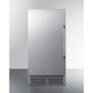 Summit Appliance 50 lbs. Stainless Steel Built-In Clear Icemaker