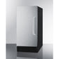 Summit Appliance 50 lbs. Stainless Steel/Black Finish Built-In Clear Icemaker