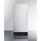 Summit Appliance 50 lbs. Stainless Steel/Black Finish Built-In Clear Icemaker