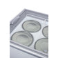 Summit Appliance 53" 14 cu.ft. White Finish Dipping Cabinet Freezer