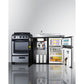 Summit Appliance 63" All-in-One Kitchenette with Gas Range