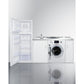 Summit Appliance 83" All-In-One Kitchenette with Washer/Dryer Combo and Coil Burner