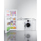 Summit Appliance 86" All-In-One Kitchenette with Washer/Dryer Combo and Coil Burner