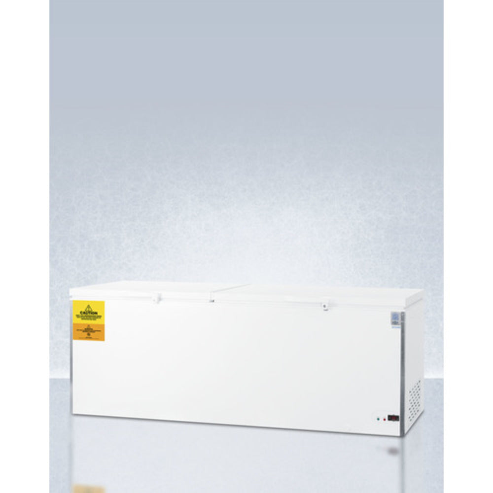 Summit Appliance 91" 27 cu.ft. White Finish Chest Freezer, -30ºC Capable Operation