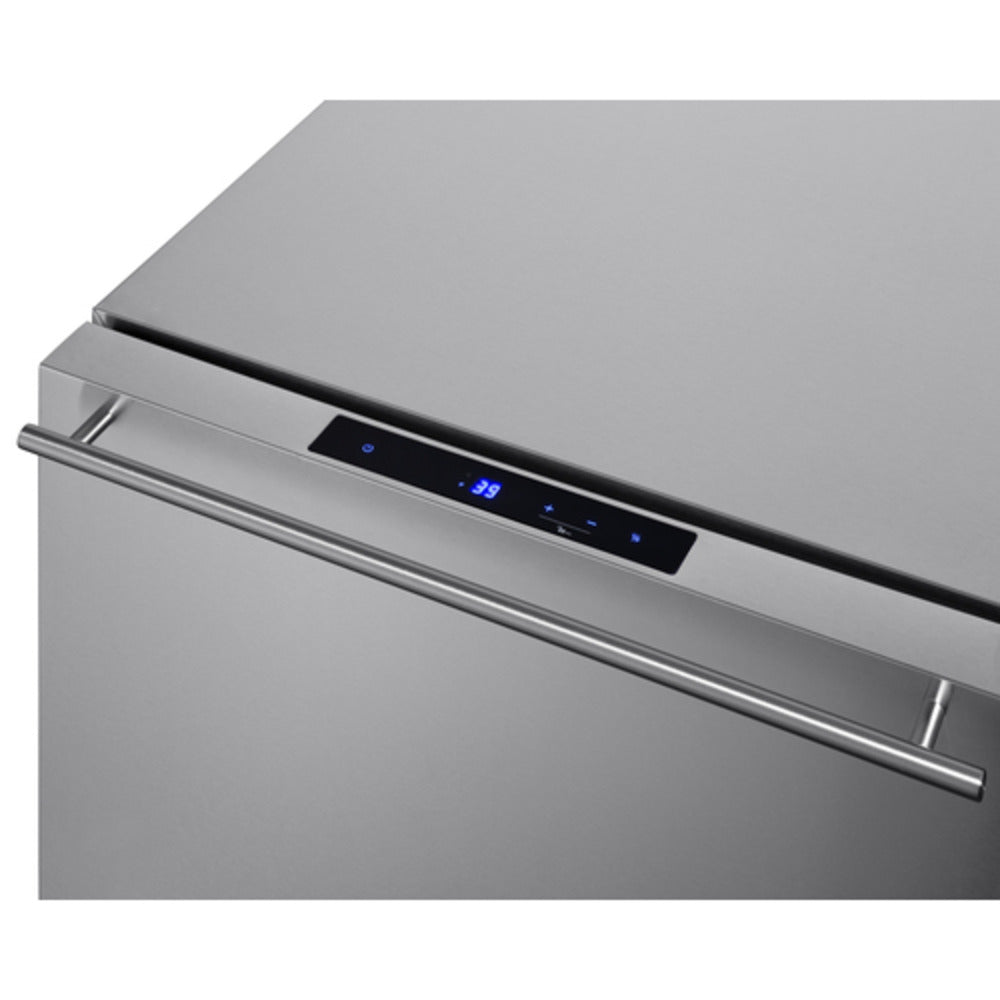 Summit Appliance ADRD241CSS Stainless Steel/Panel-Ready 2-Drawer All-Refrigerator