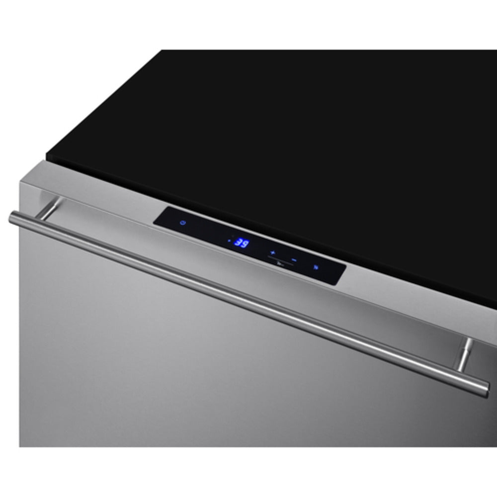 Summit Appliance ADRD241PNR Stainless Steel/Panel-Ready 2-Drawer All-Refrigerator