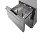 Summit Appliance ADRF244CSS Stainless Steel/Panel-Ready 2-Drawer Refrigerator-Freezer