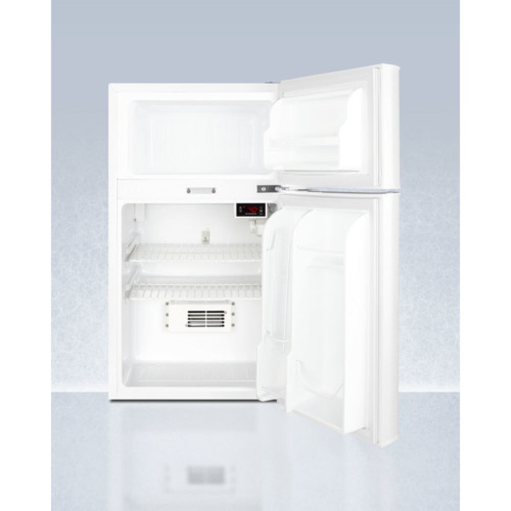Summit Appliance AGP34 Series 19" White Finish General Purpose Refrigerator with Combination Lock - ADA Height