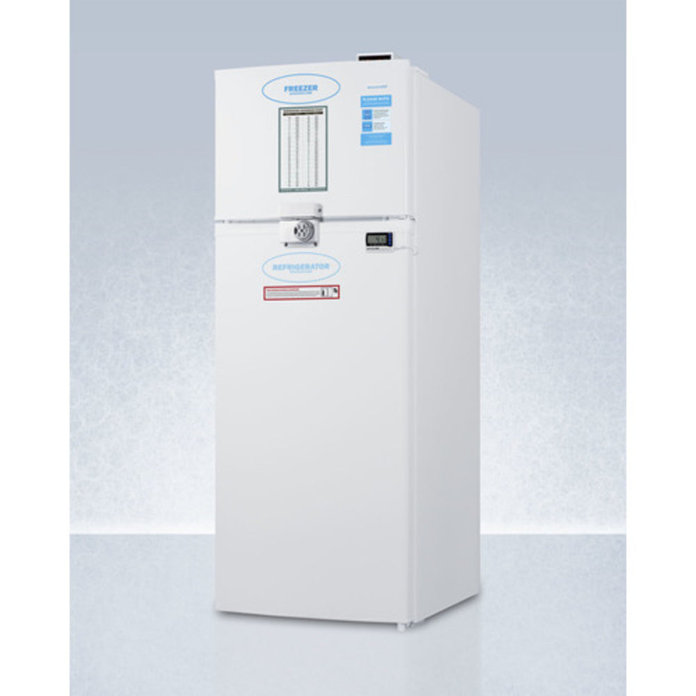 Summit Appliance AGP96 Series 22" White Finish General Purpose Refrigerator with Combination Lock