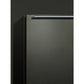 Summit Appliance AL54 Series 24" Black Stainless Steel/Black Finish Built-In All-Refrigerator with Right Stainless Steel Handle