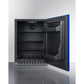 Summit Appliance AL54 Series 24" Blue/Black Finish Built-In All-Refrigerator with Right Door Handle