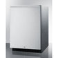 Summit Appliance AL54 Series 24" Stainless Steel Finish Built-In All-Refrigerator