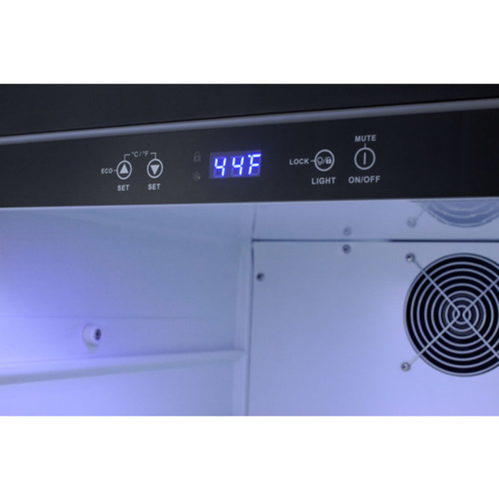 Summit Appliance AL55 Series 24" Panel-Ready/Black Finish Built-In All-Refrigerator