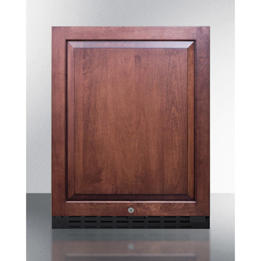Summit Appliance AL55 Series 24" Panel-Ready/Black Finish Built-In All-Refrigerator