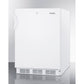 Summit Appliance AL650 Series 24" White Finish Refrigerator-Freezer