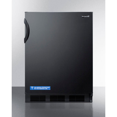 Summit Appliance AL752BI Series 24" Black Finish Built-In All-Refrigerator